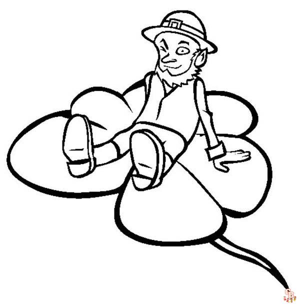 Shamrock Coloring Pages31