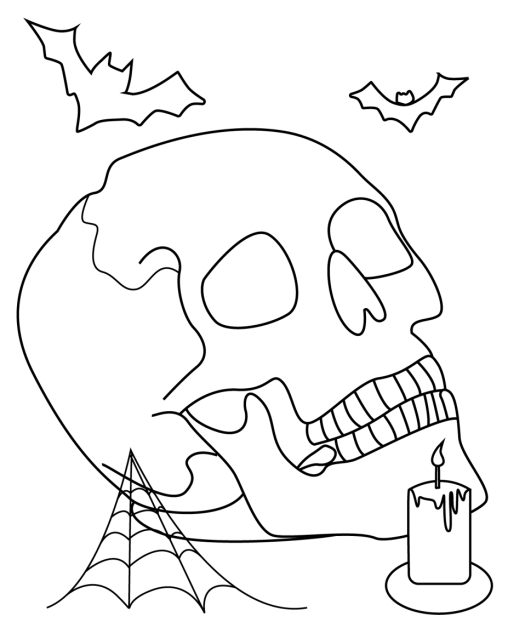 Skull Coloring Pages: Unleash Your Creativity With Unique Designs ...