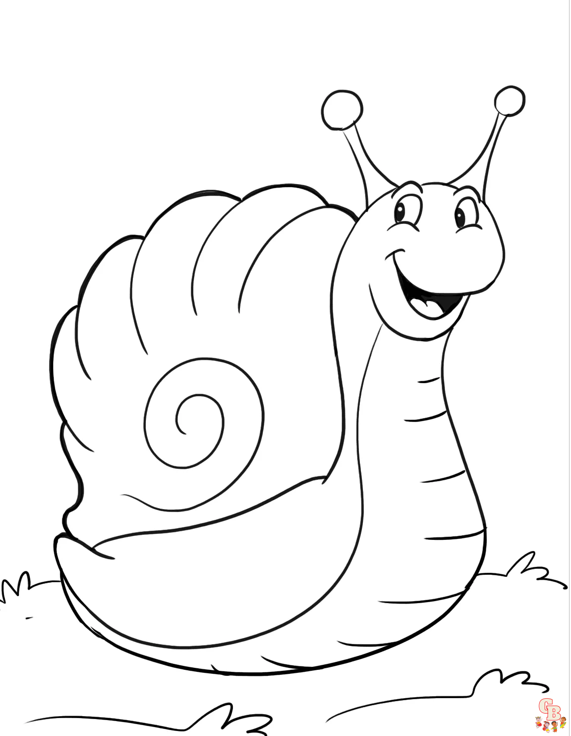 Snail Coloring Pages