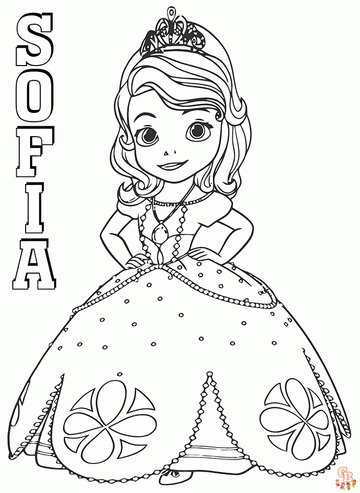 Sofia Coloring Pages 3