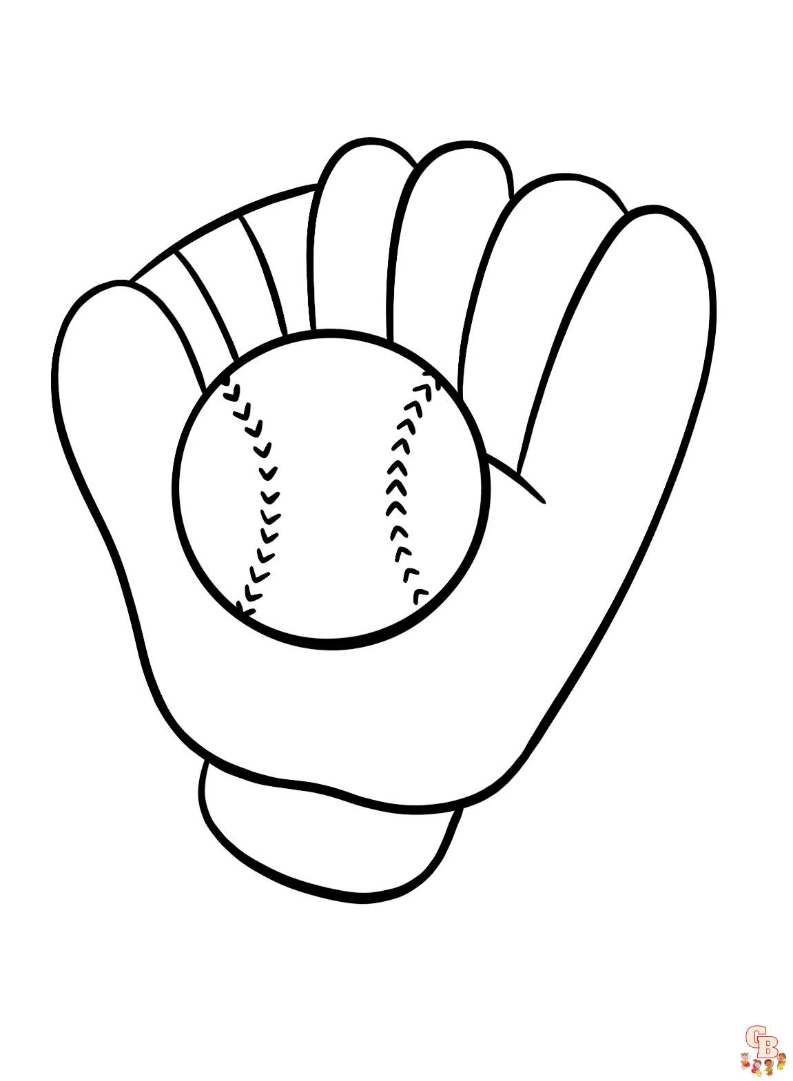 Baseball and Softball Coloring Pages in 2023