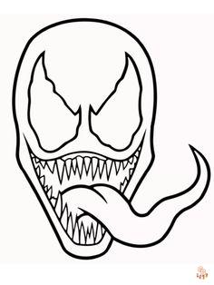 Spiderman Venom Coloring Pages