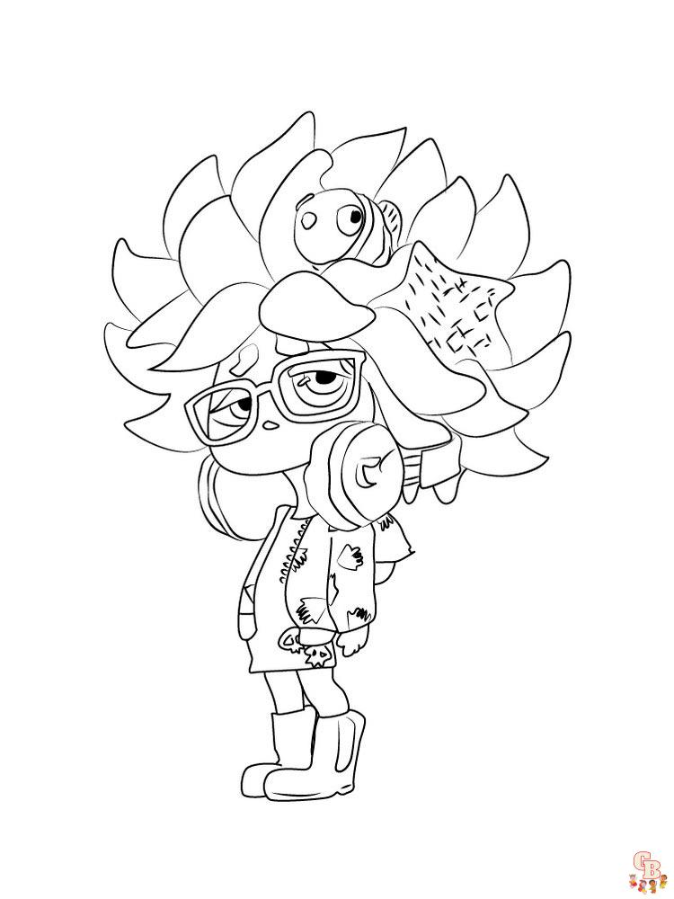 Splatoon Coloring Pages 12