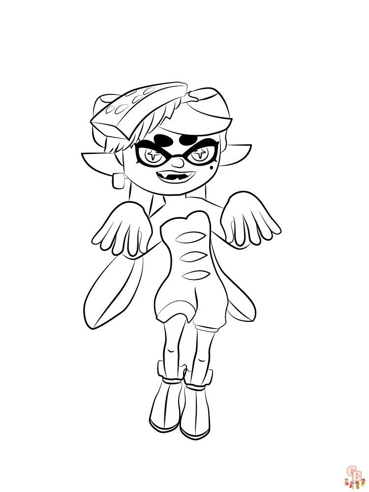 Splatoon Coloring Pages 15