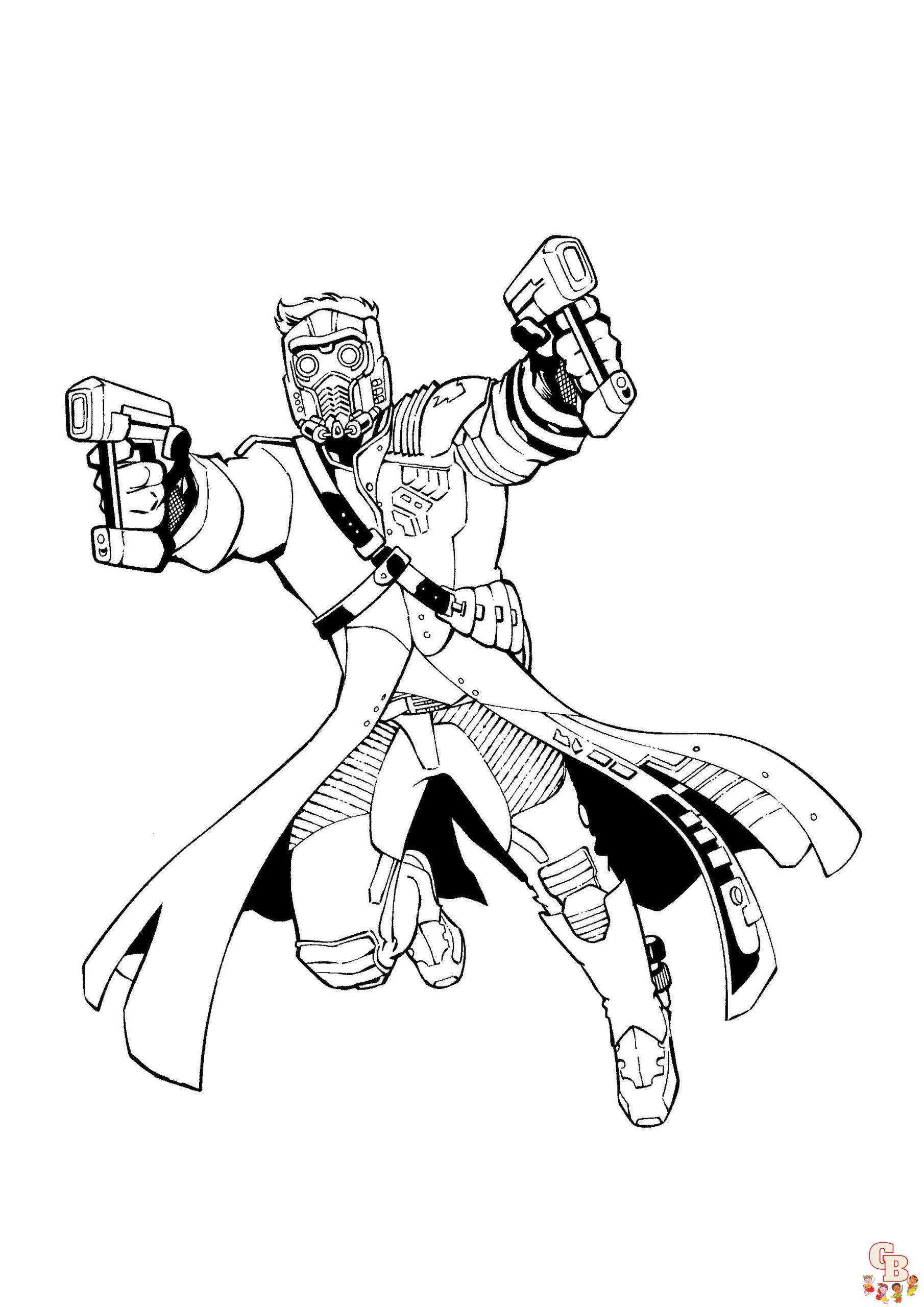 Star Lord Coloring Pages 2