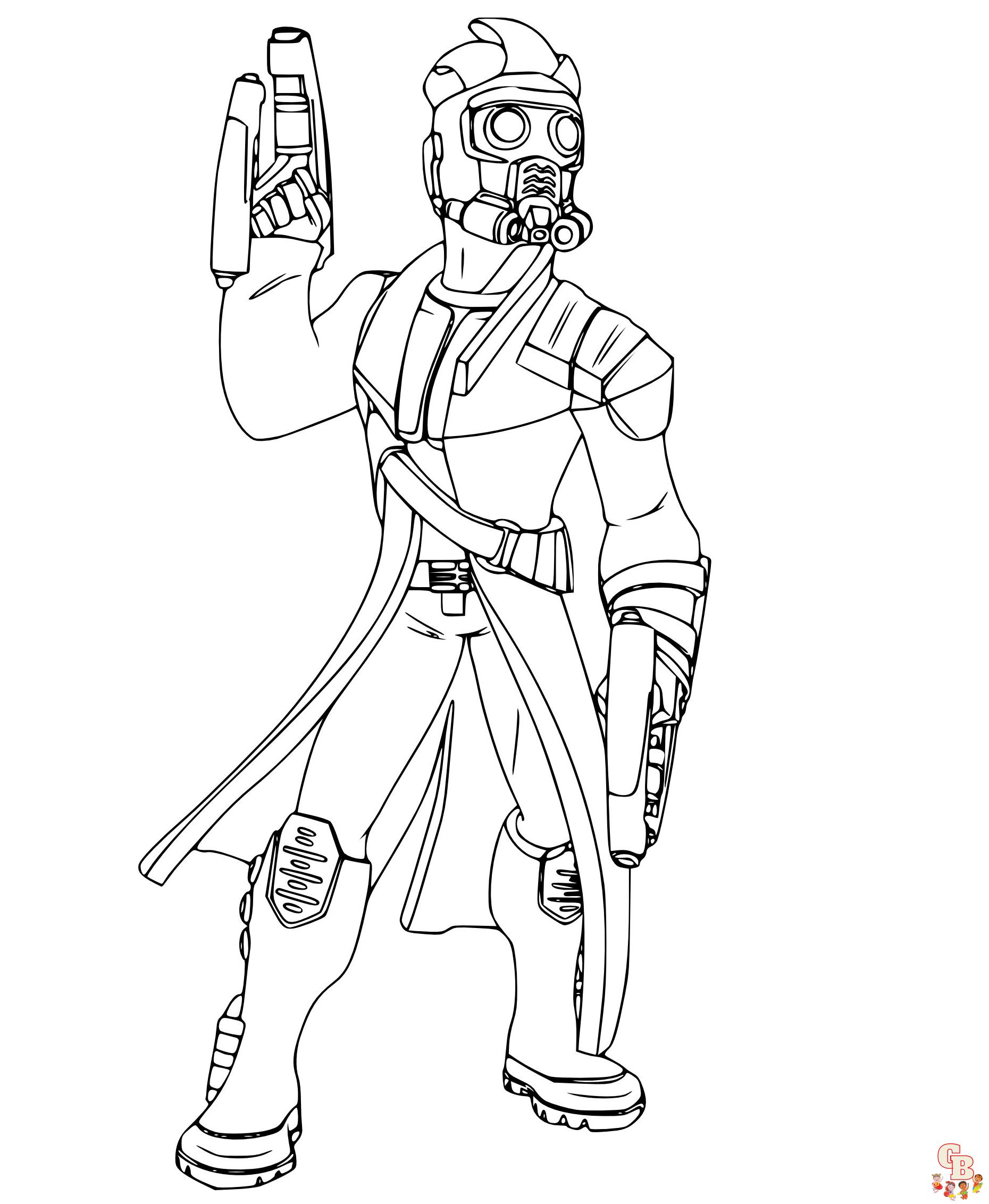 Star Lord Coloring Pages