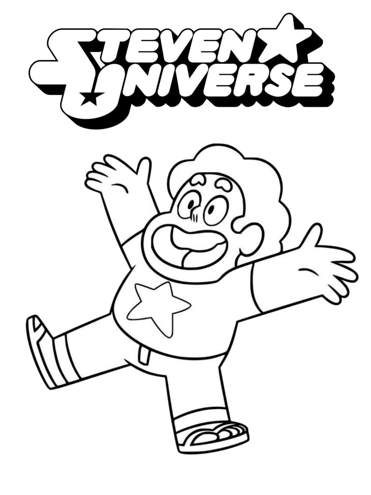 Steven universe color pages