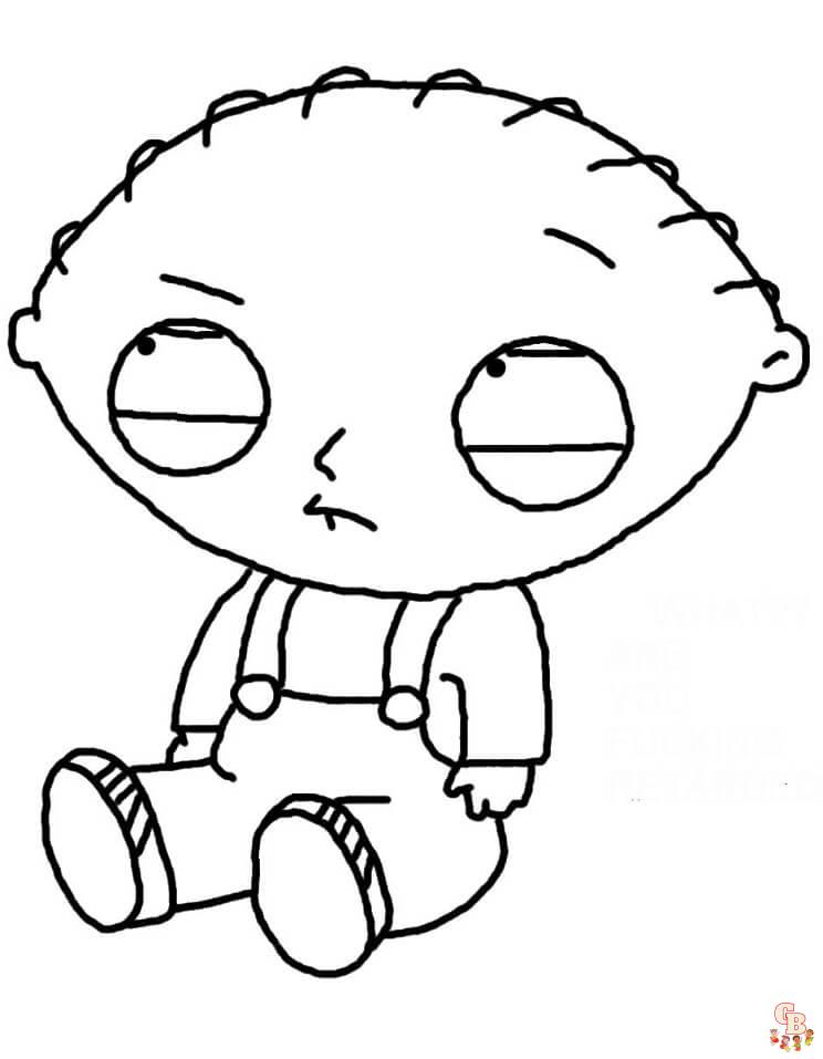 Stewie Griffin Coloring Pages 3