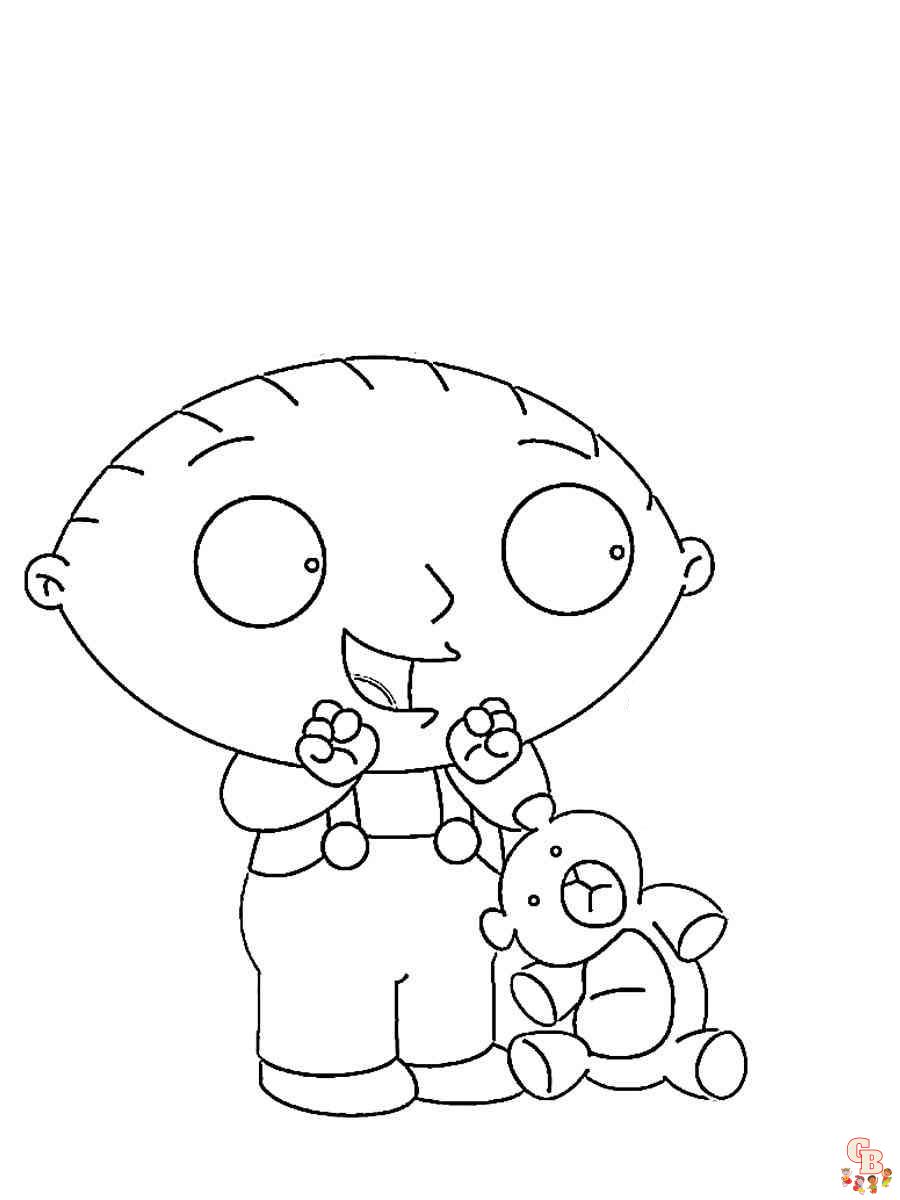 Stewie Griffin Coloring Pages 4