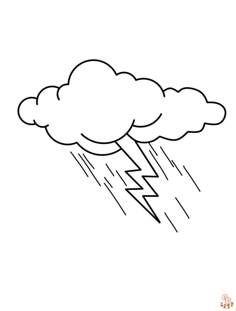 Storm Coloring Pages - Printable, Free, and Easy to Color for Kids