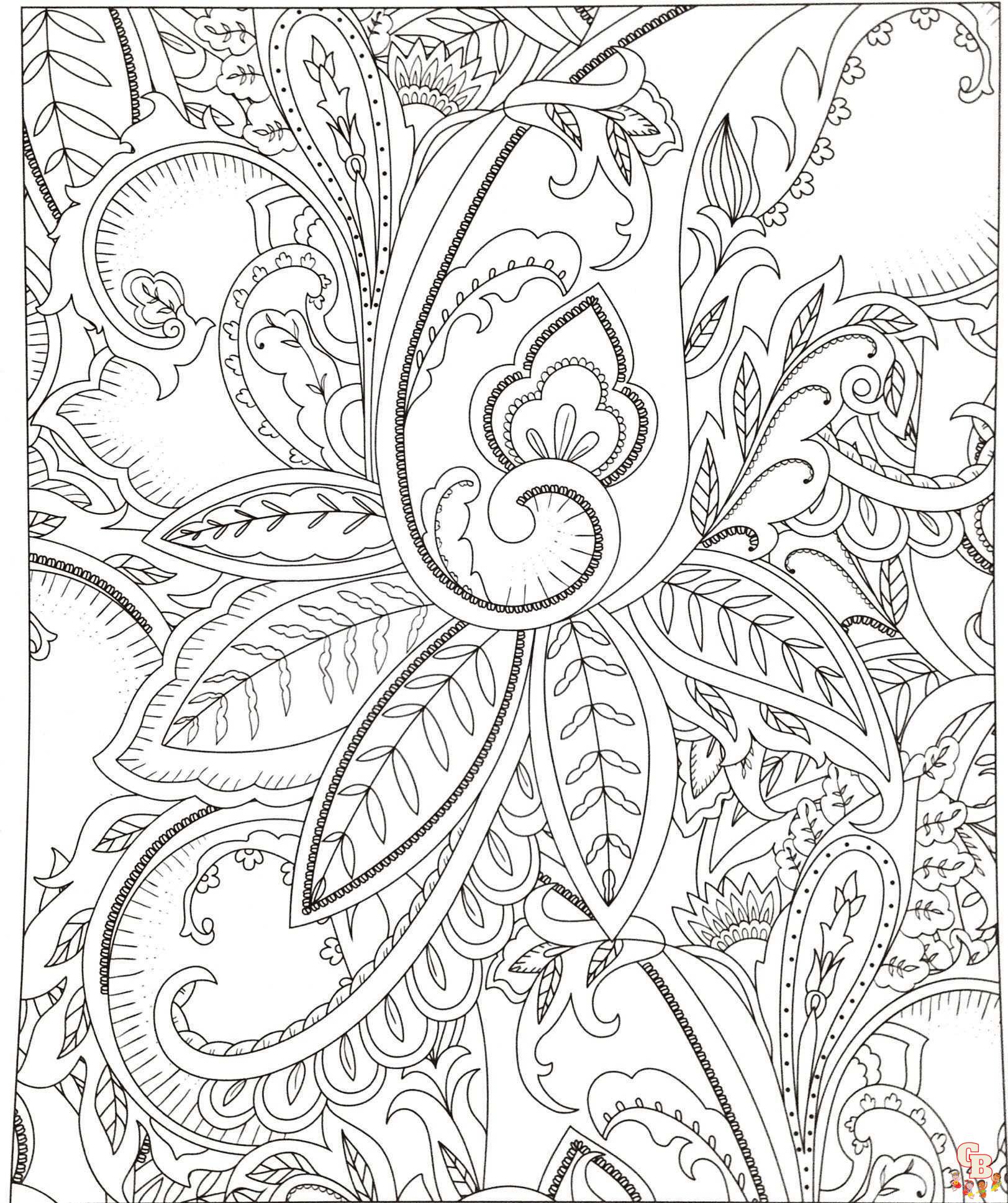 Stress Relief Coloring Pages 1