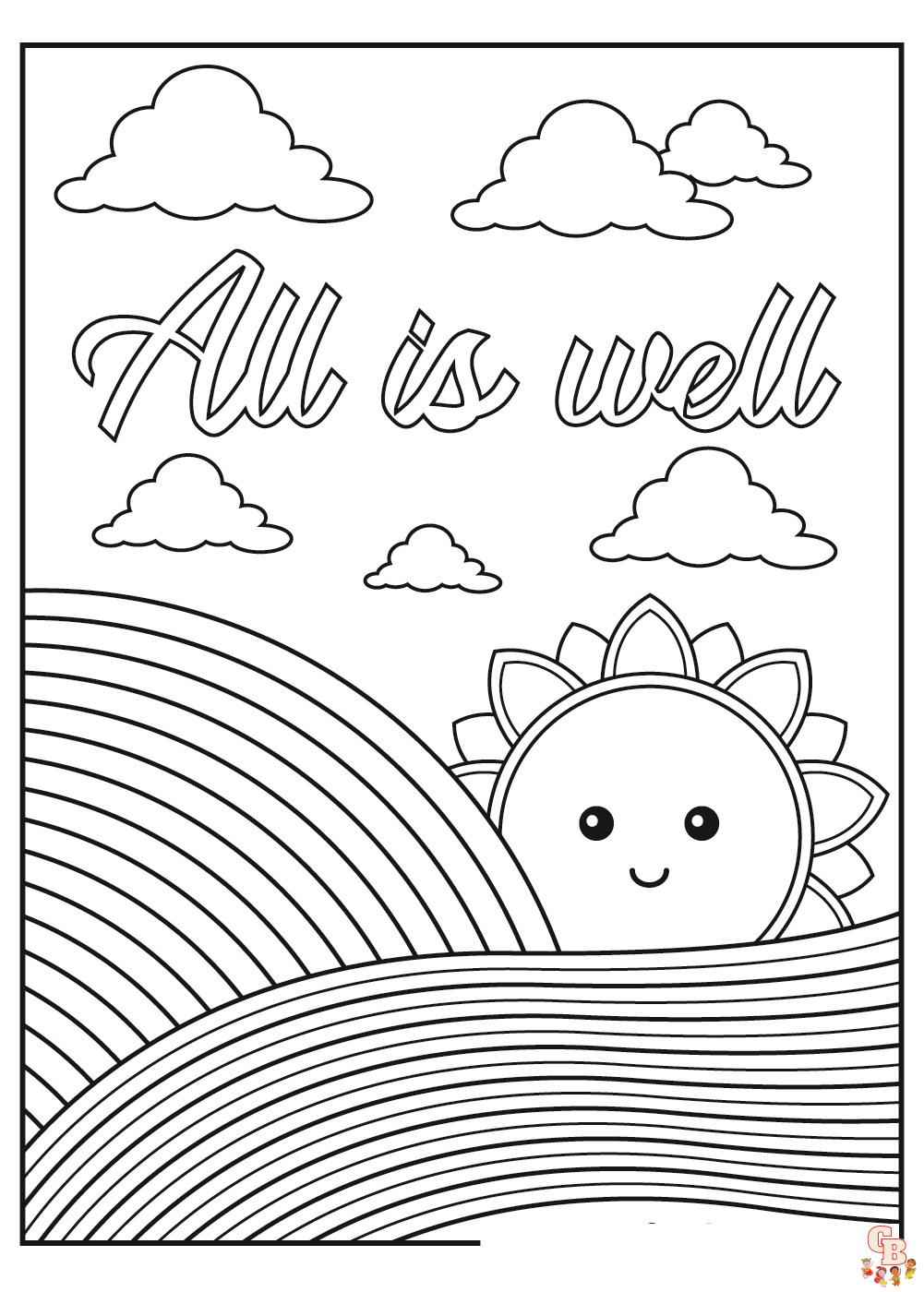 Stress Relief Coloring Pages 10