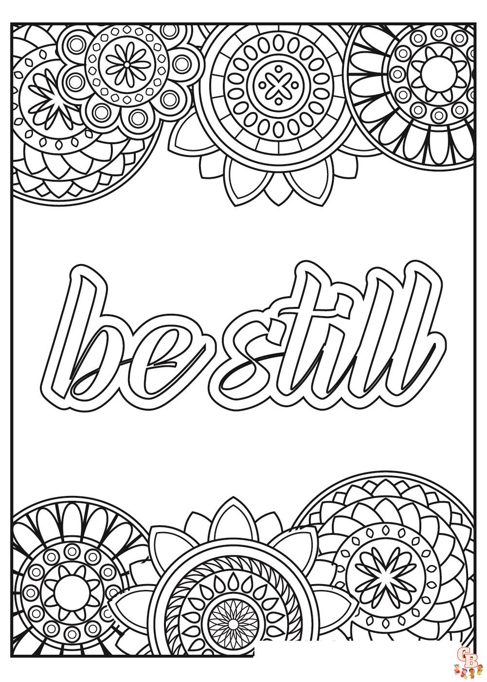 Stress Relief Coloring Pages 11