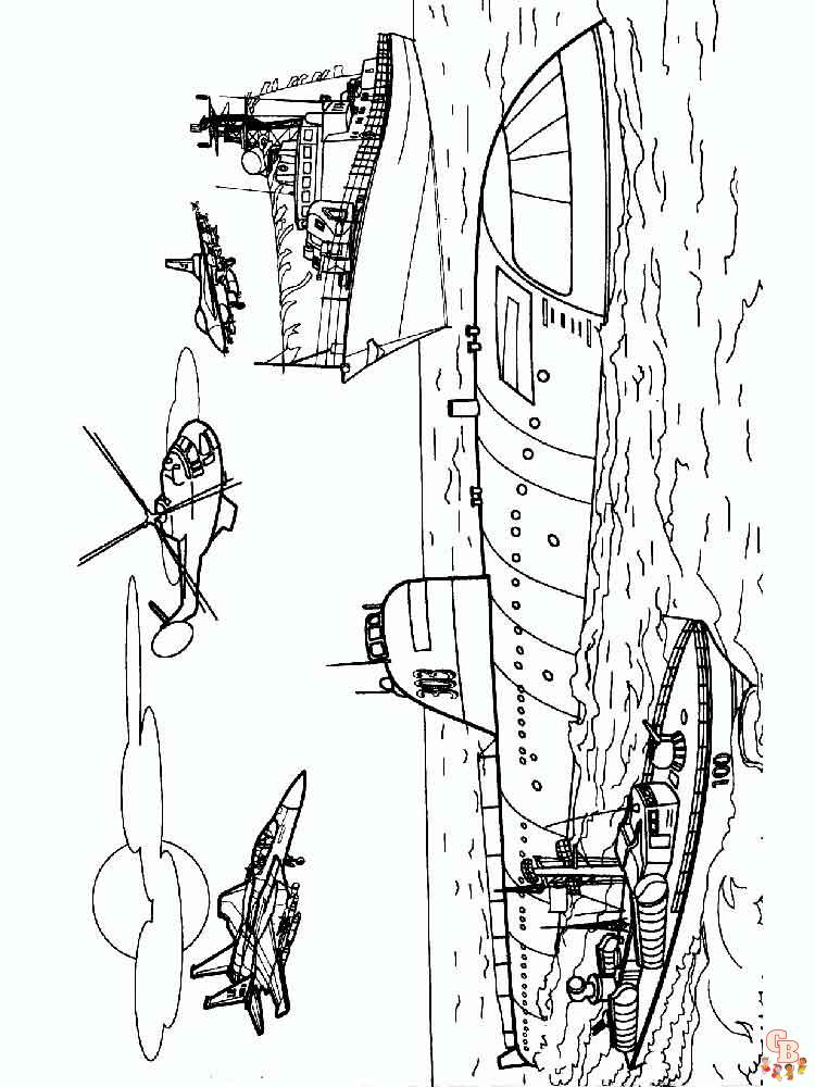 Submarine Coloring Pages 18