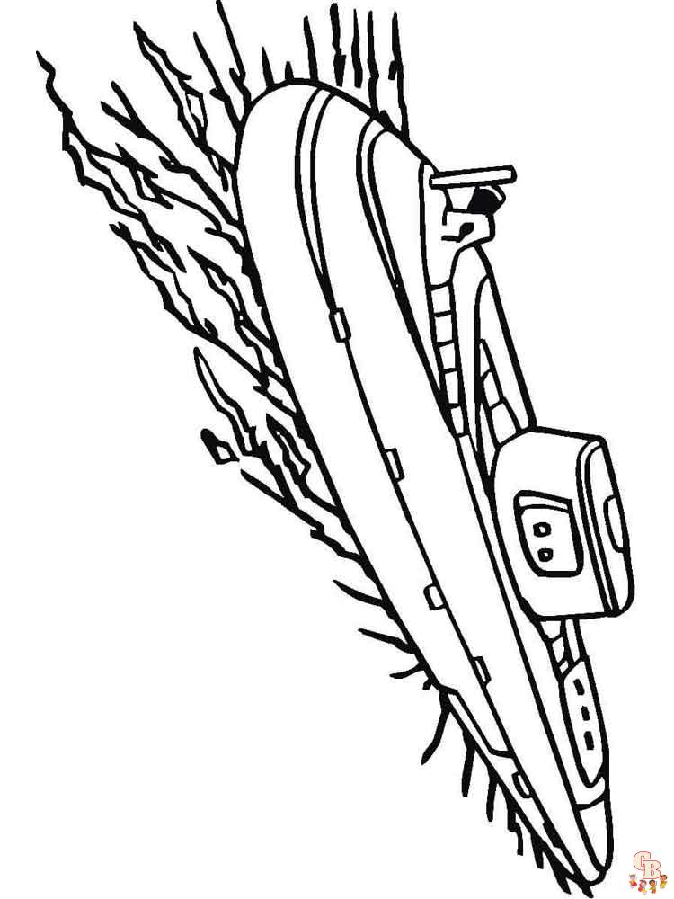 Submarine Coloring Pages 27