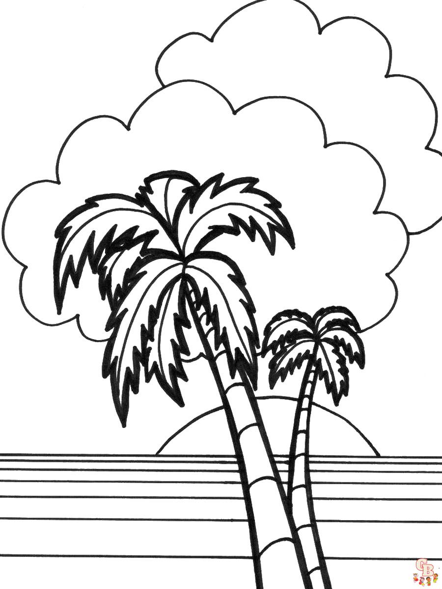 Sunset Coloring Pages 21