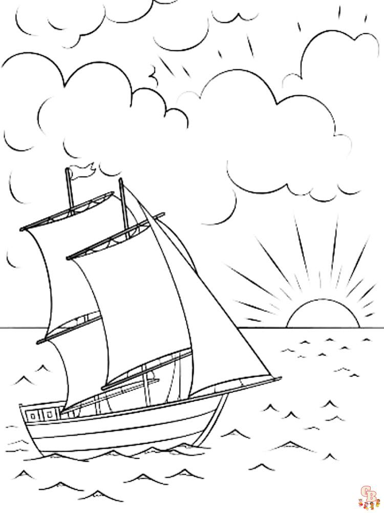 Sunset Coloring Pages 28