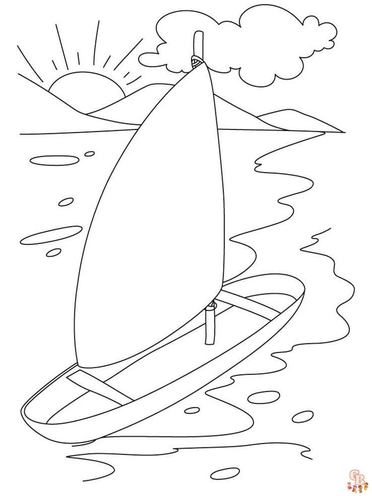 Sunset Coloring Pages 30