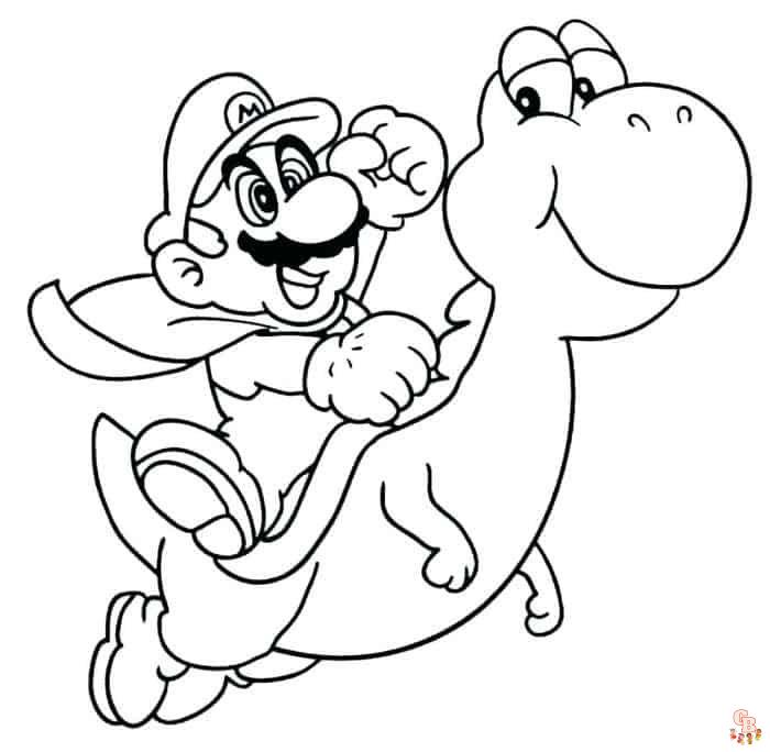 Super Mario Odyssey Coloring Pages 9
