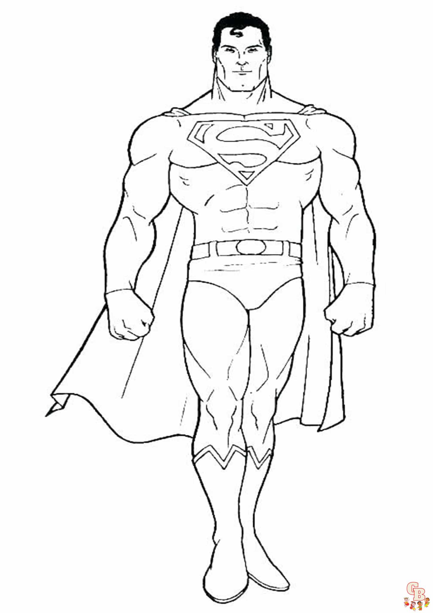 Superman Coloring Pages 1