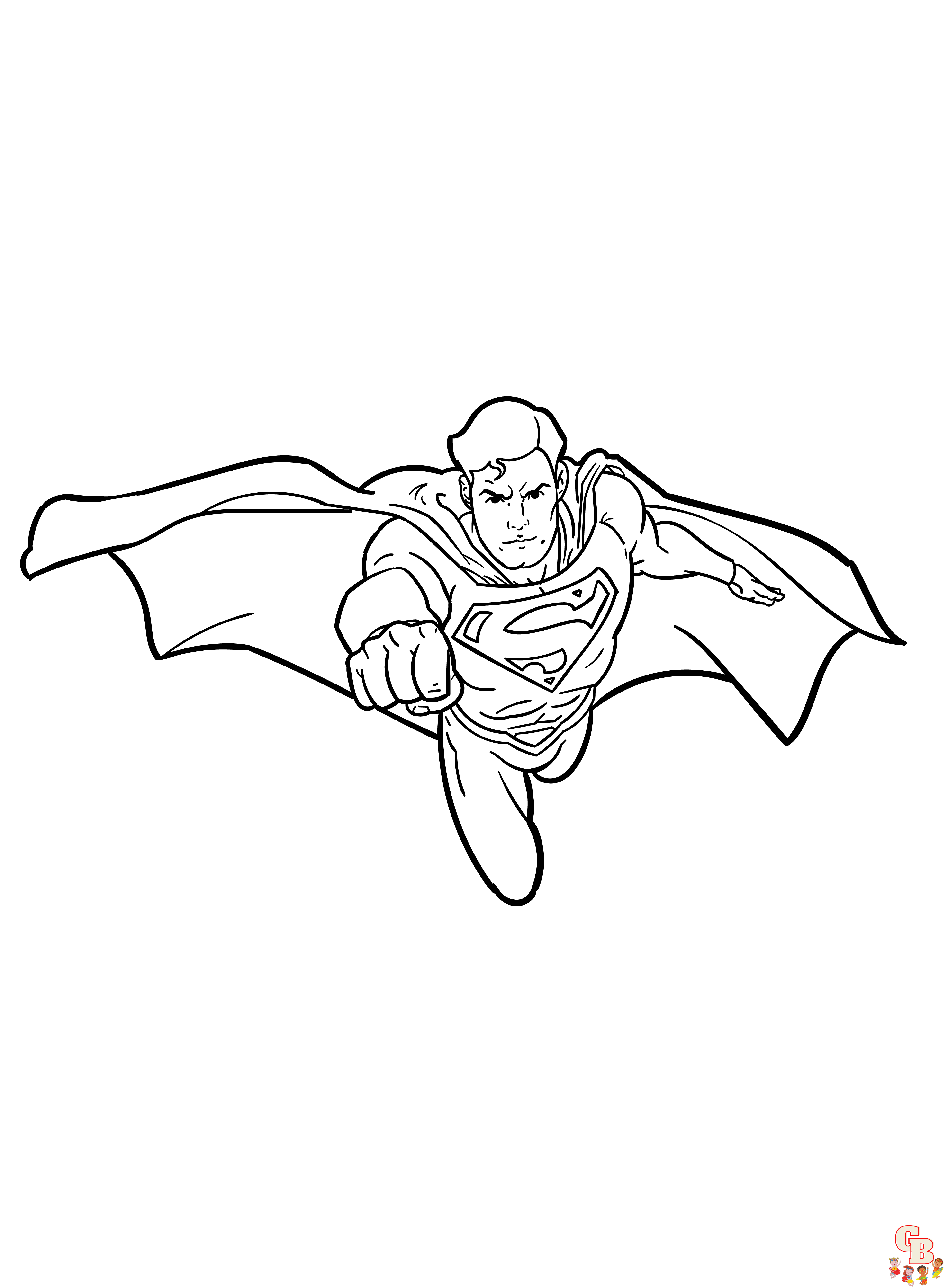 Superman Coloring Pages 2