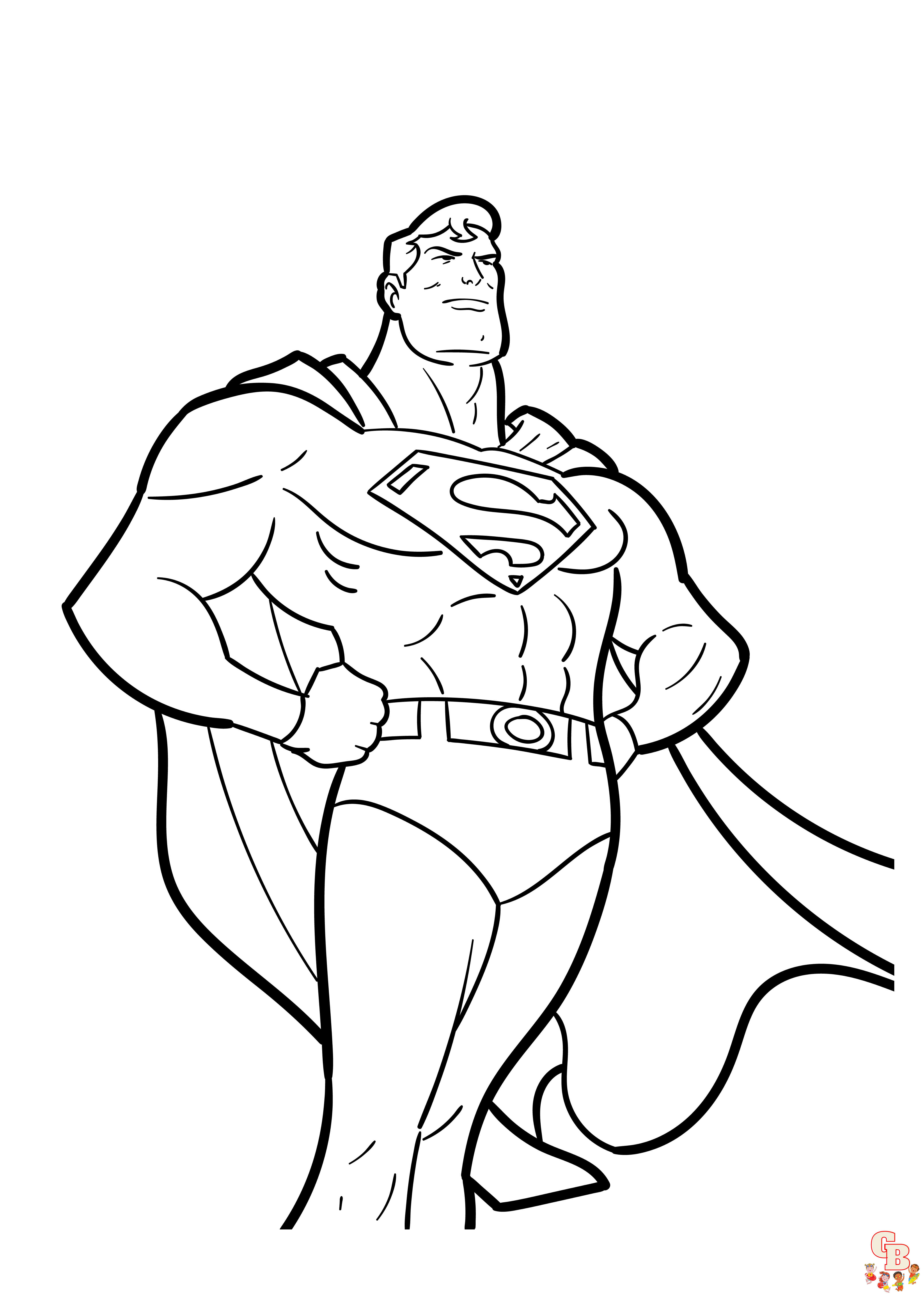 Superman Coloring Pages 3