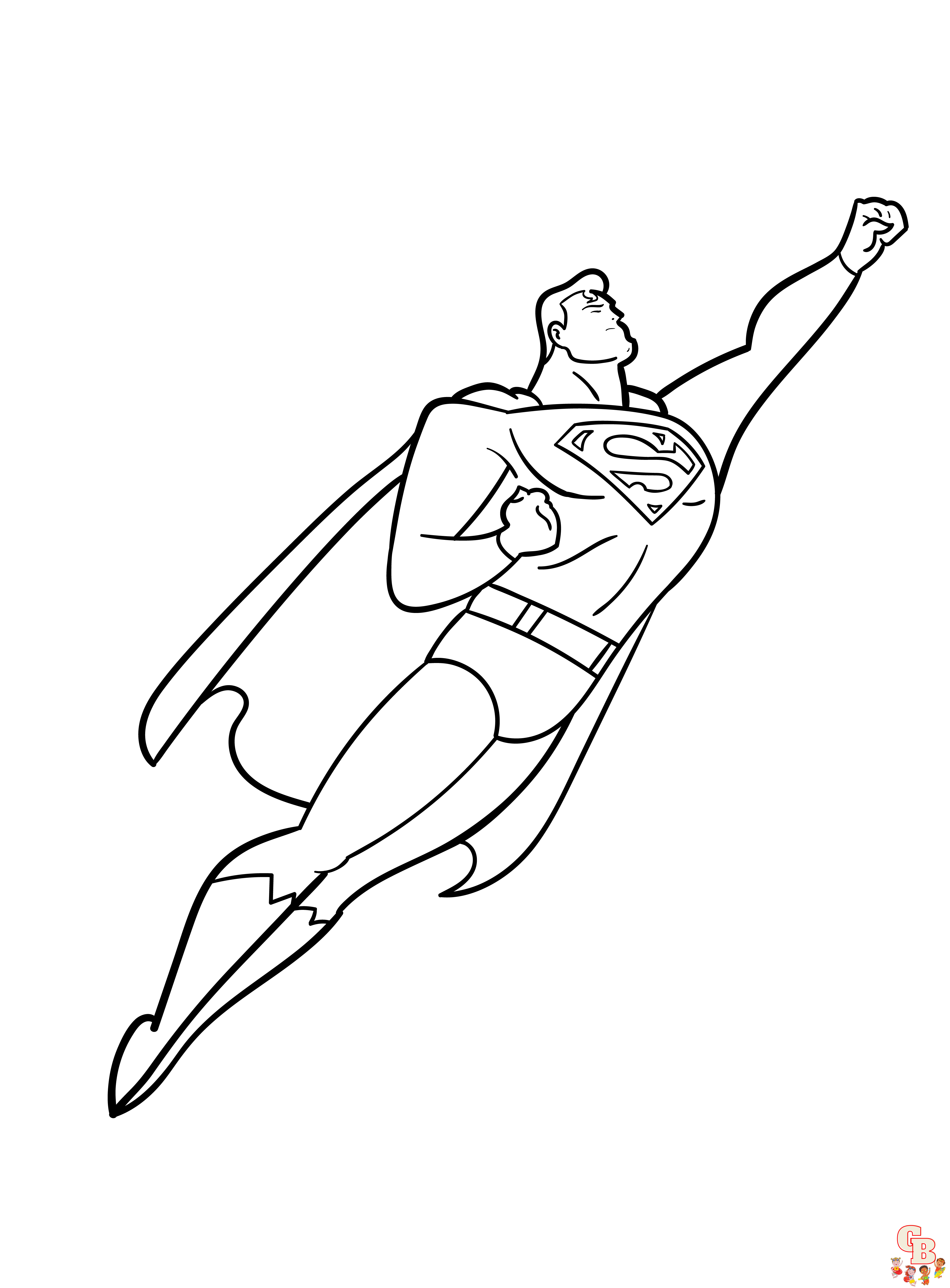 Superman Coloring Pages 4