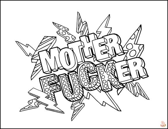 Swear Word Coloring Pages 5