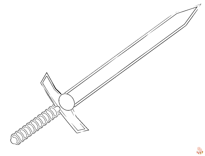 Sword Coloring Pages