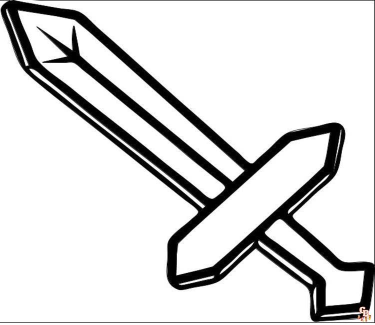Sword Coloring Pages