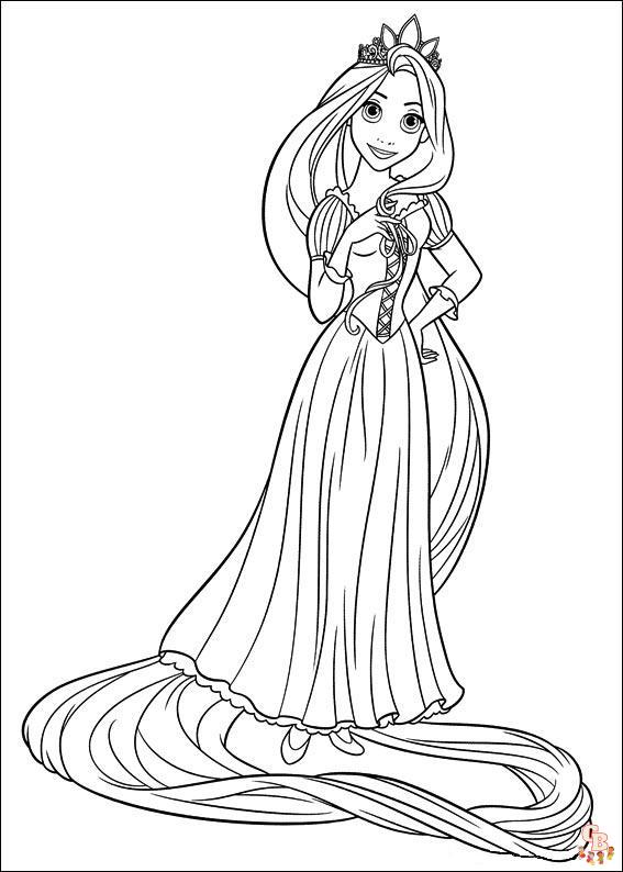 Tangled Coloring Pages 3