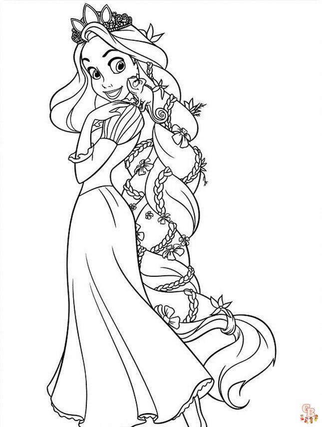 Tangled Coloring Pages 4
