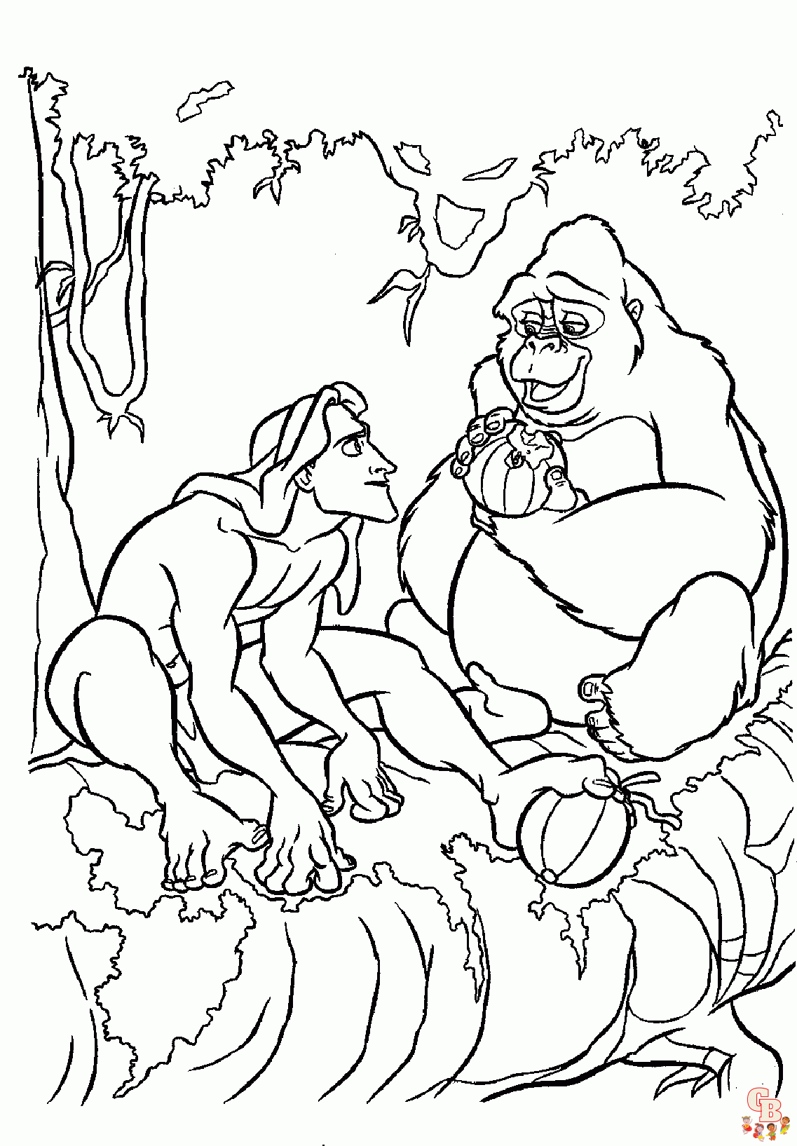 Tarzan Coloring Pages 4