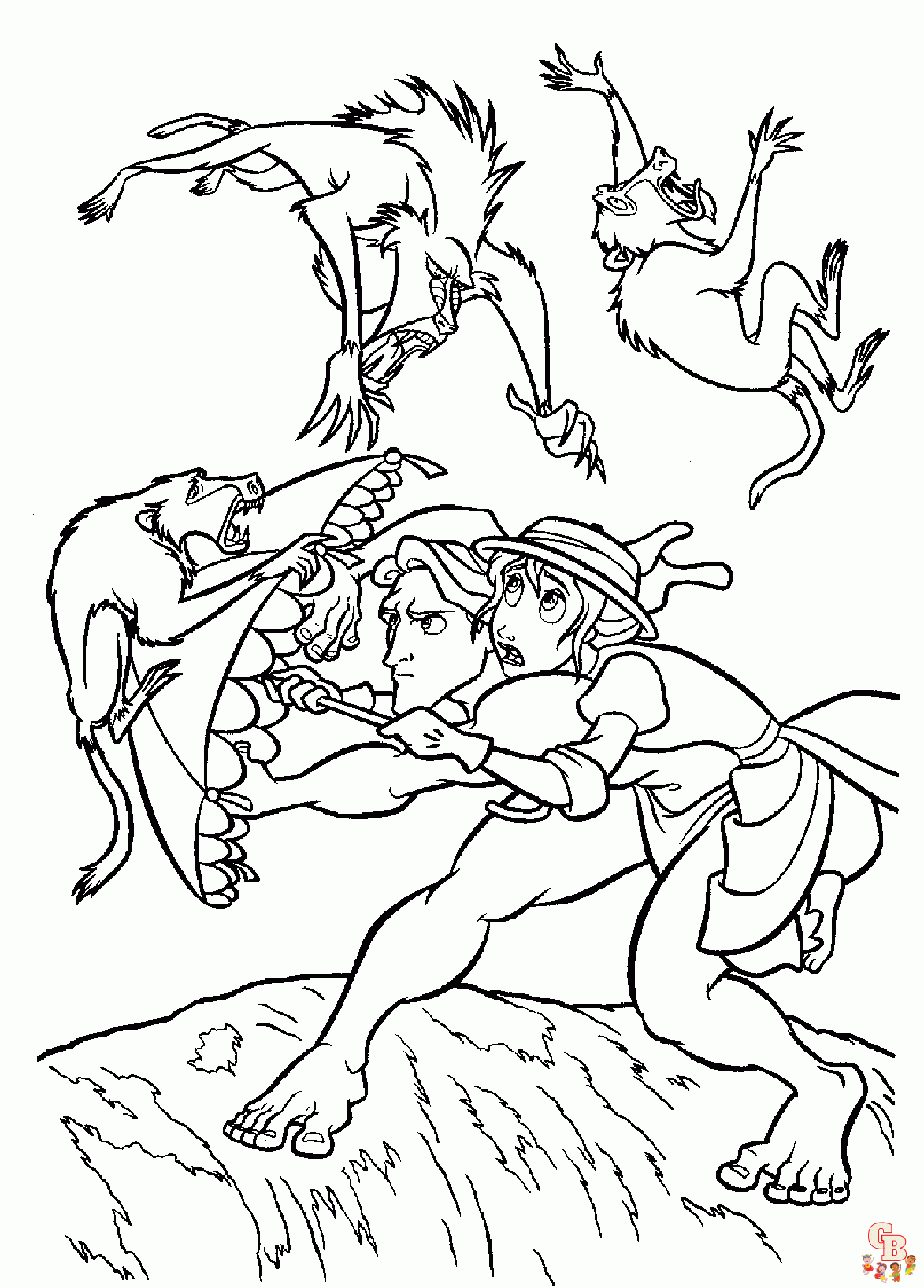 Tarzan Coloring Pages 5