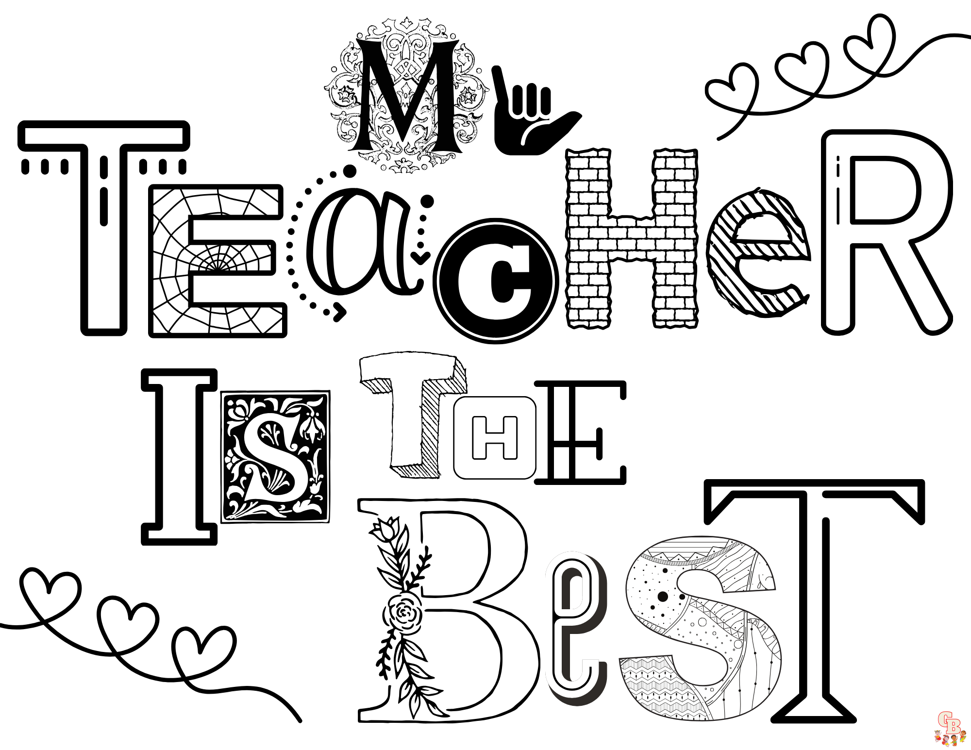 Teacher Appreciation Day Coloring Pages 4