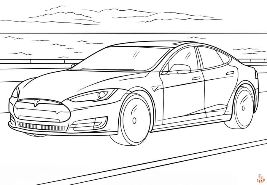 Tesla Coloring Pages 4