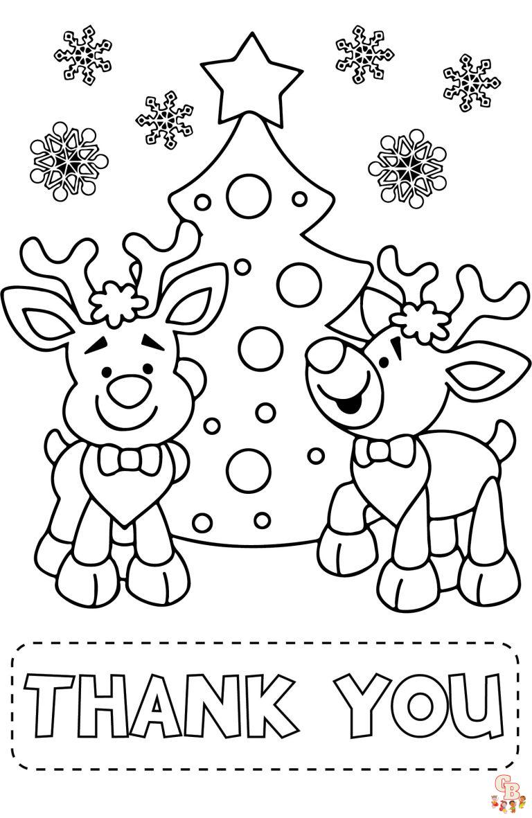 Free Printable Thank You Coloring Pages | GBcoloring