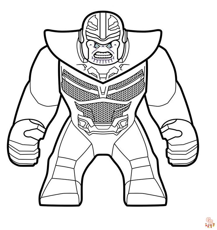Thanos Coloring Pages 1