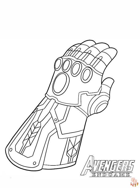 Thanos Coloring Pages 5