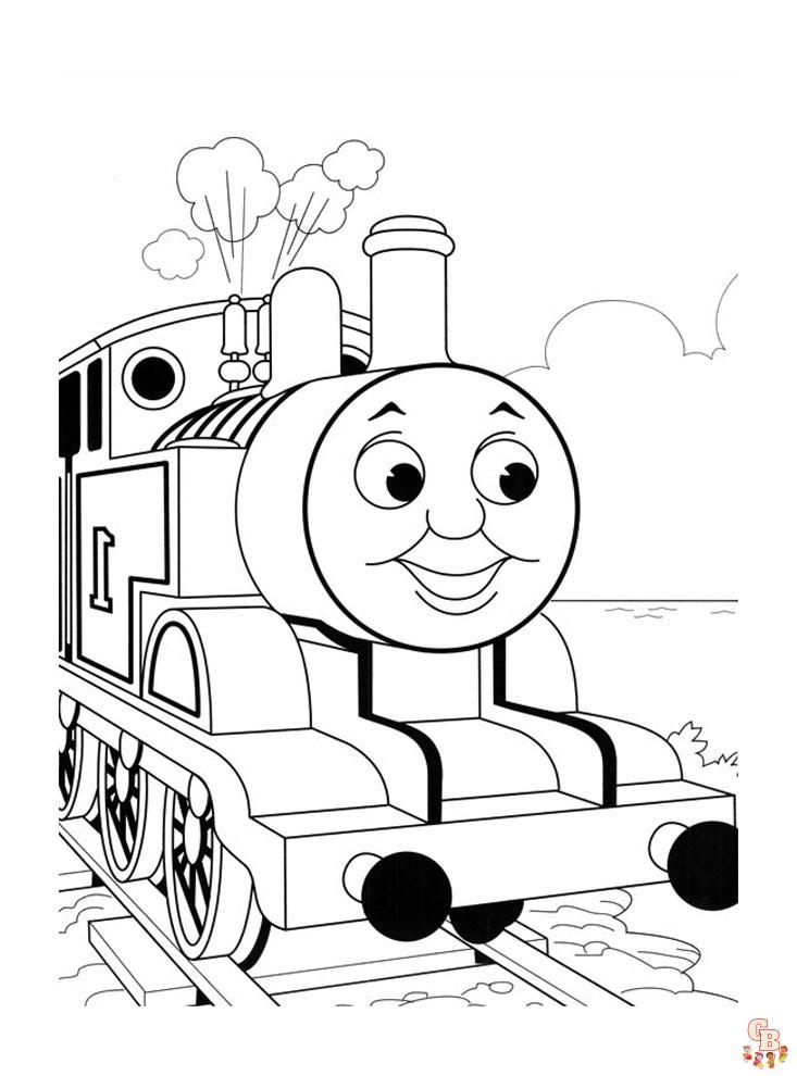 thomas and friends characters coloring pages