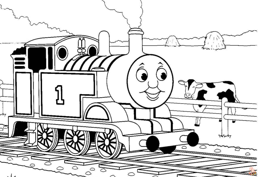 Thomas Coloring Pages 1