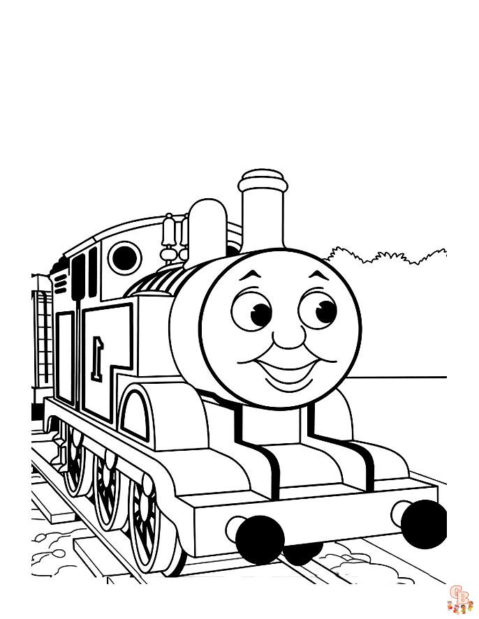 Thomas Coloring Pages 2