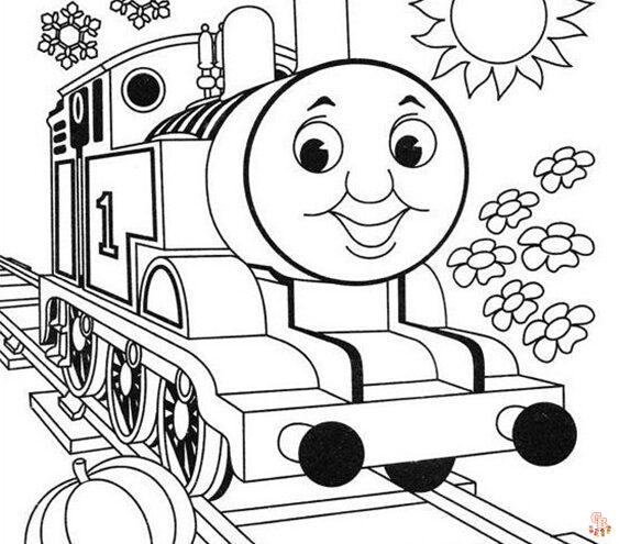 Thomas Coloring Pages 5
