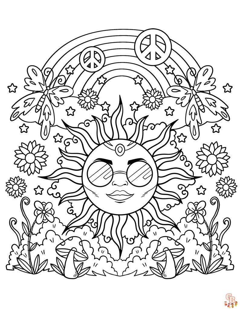 Trippy Coloring Pages 5