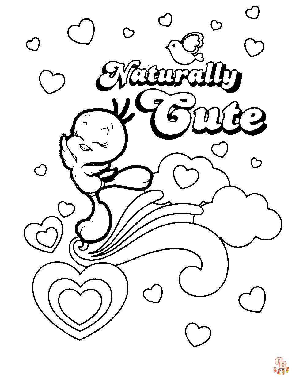 Tweety Bird Coloring pages 2