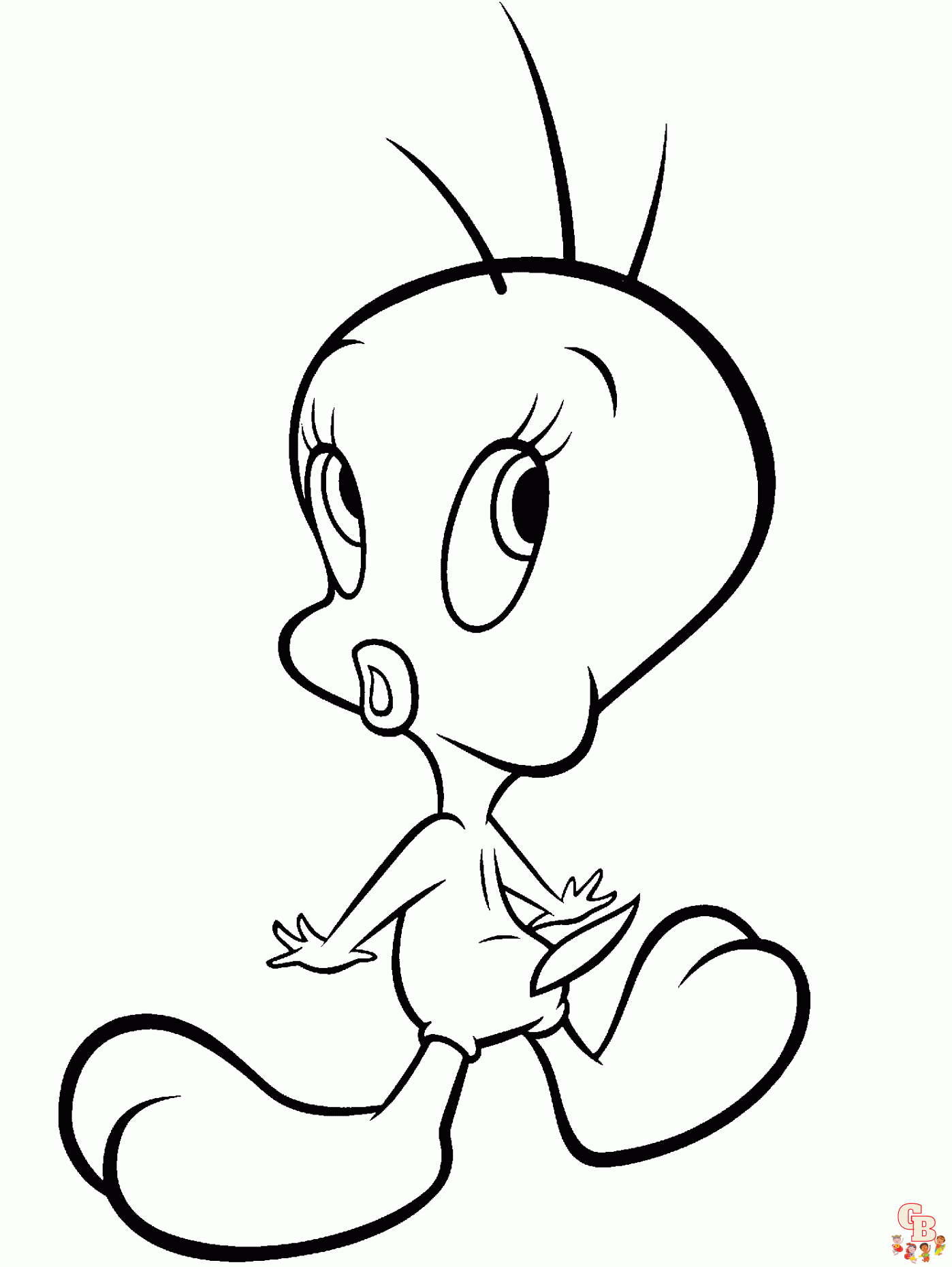 Tweety Bird Coloring pages 6