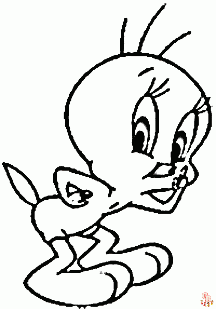 Tweety Bird Coloring pages 7