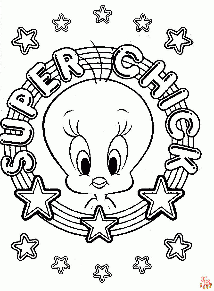 Tweety Bird Coloring pages 8