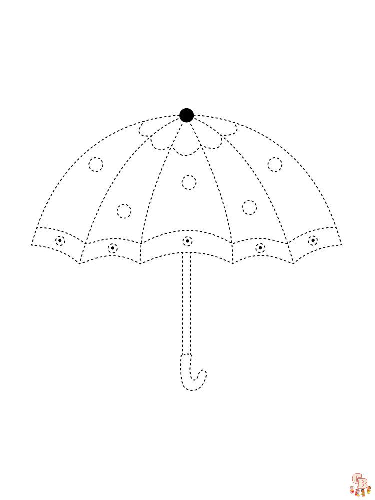 Umbrella Coloring Pages 14