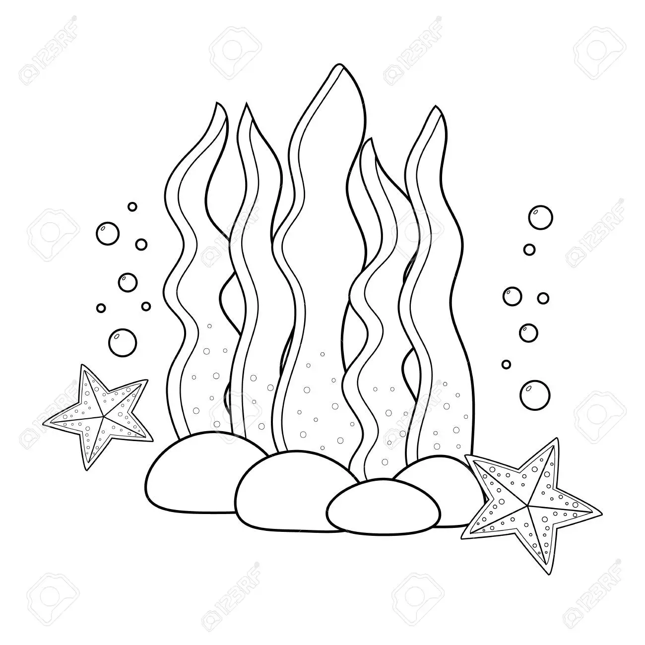 Underwater Coloring Pages 1